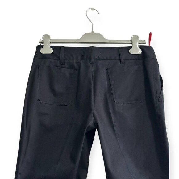 Prada Vintage Dark Blue Cotton Trousers Pants 2000s Era Size 46 IT Made in Italy - Picture 12 of 15
